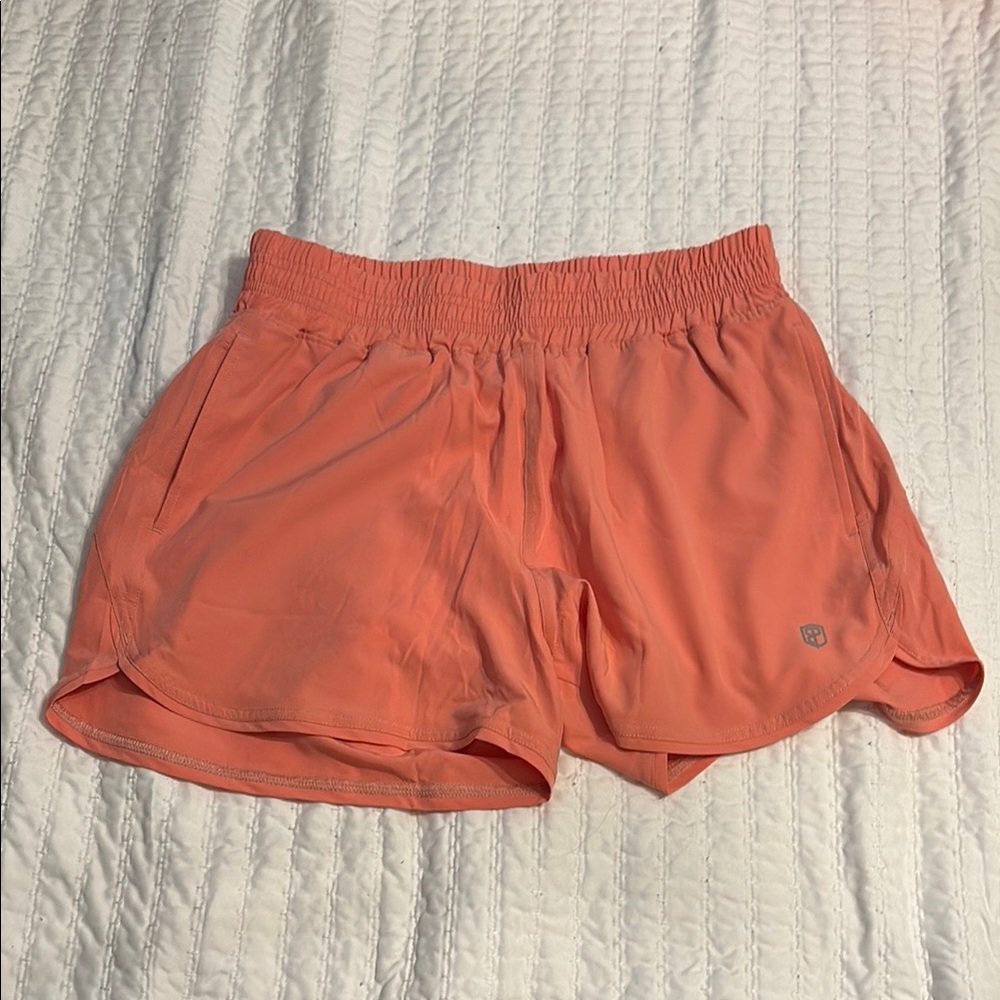 Women's Coral Athletic Shorts